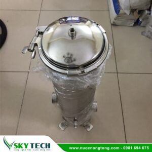Phin lọc 3 lõi 20 inch Inox: Công suất 3m3/giờ