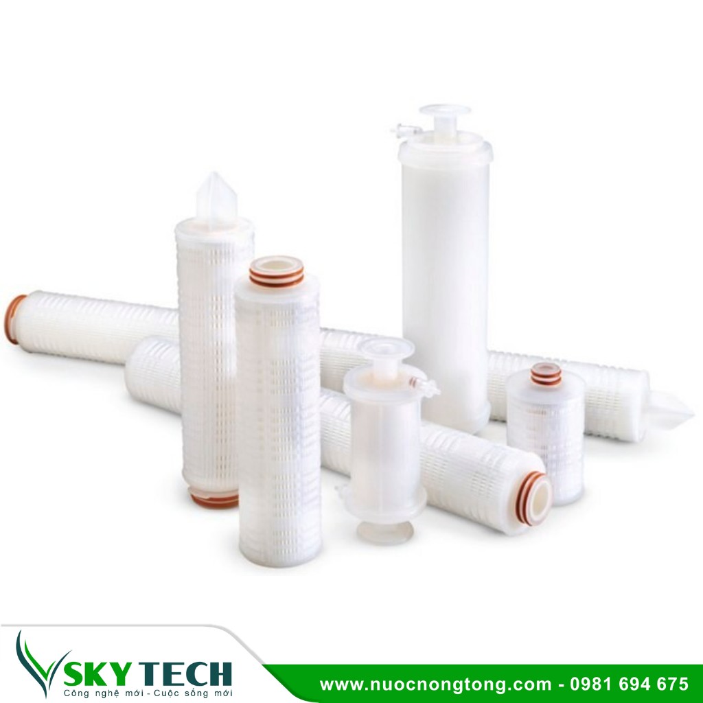 Vat tu phu kien loc nuoc SKY Tech 044 (1) Lõi lọc nước Xác khuẩn 0,2 µm 30″ 0.2micron bọc nhựa