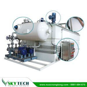 Hệ thống DAF xử lý nước thải hiệu quả cao 50m³/giờ