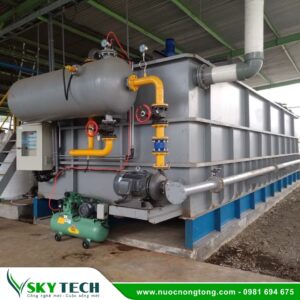 Hệ thống DAF xử lý triệt để nước thải sinh hoạt hiệu quả