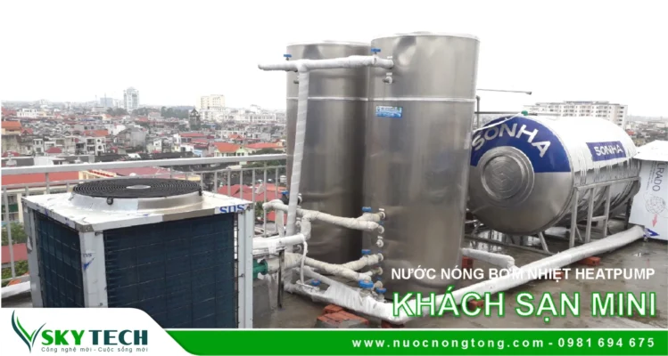 Giải pháp nước nóng tổng Heat pump cho Nhà hàng