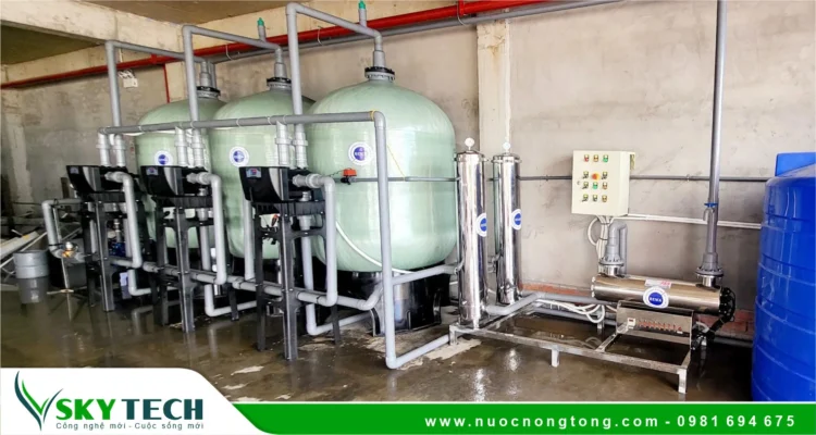 Giải pháp xử lý nước sinh hoạt cho Trung tâm thương mại