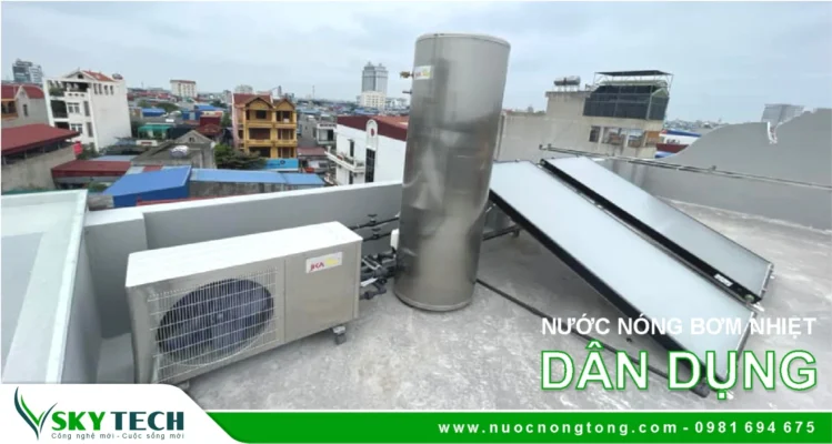 Chi phí lắp đặt Máy nước nóng trung tâm bơm nhiệt tại Hà Nội