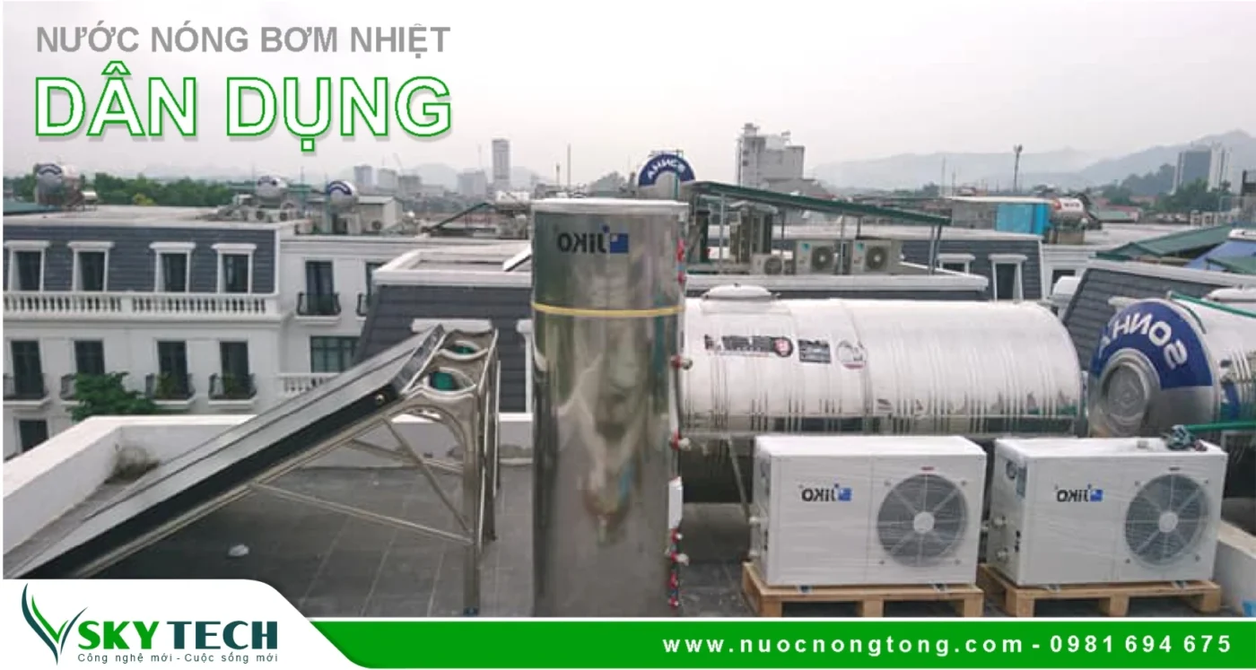 Chuyên cung cấp Máy nước nóng Bơm nhiệt Green Heat tại Quảng Ninh