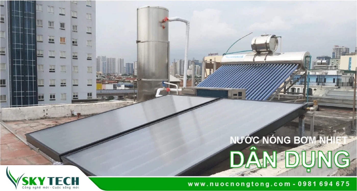 Nhà cung cấp, lắp đặt Nước nóng tổng Bơm nhiệt uy tín tại Quảng Ninh