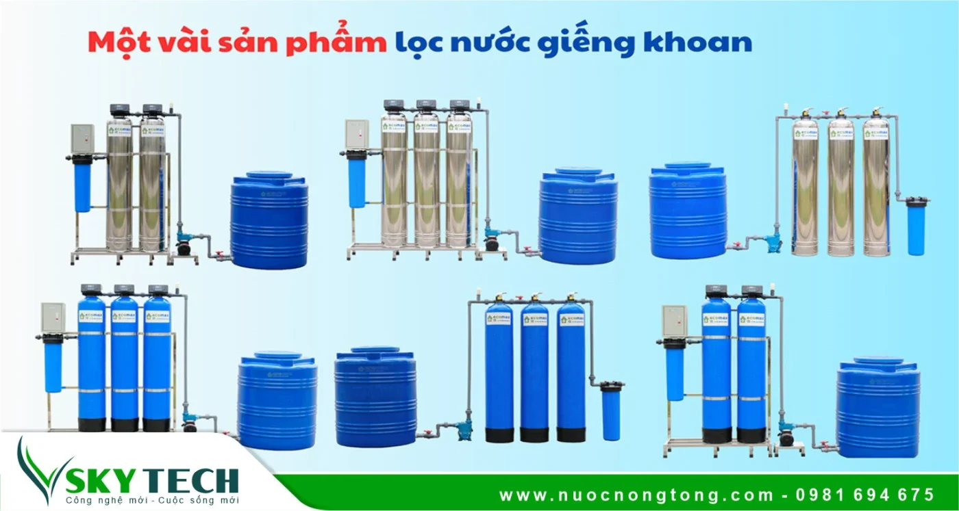 Các thiết bị xử lý nước sinh hoạt cho Biệt thự, Nhà phố cao cấp