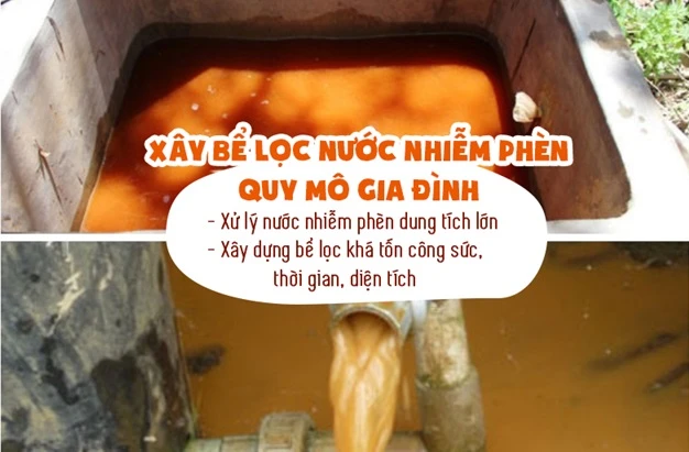 Các phương pháp Lọc nước nhiễm phèn đơn giản mà hiệu quả