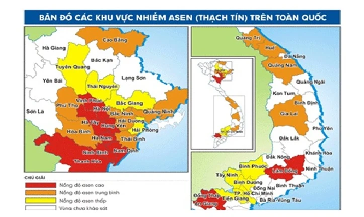 Thực trạng nguồn nước nhiễm Asen ở Việt Nam theo báo cáo của Unicef