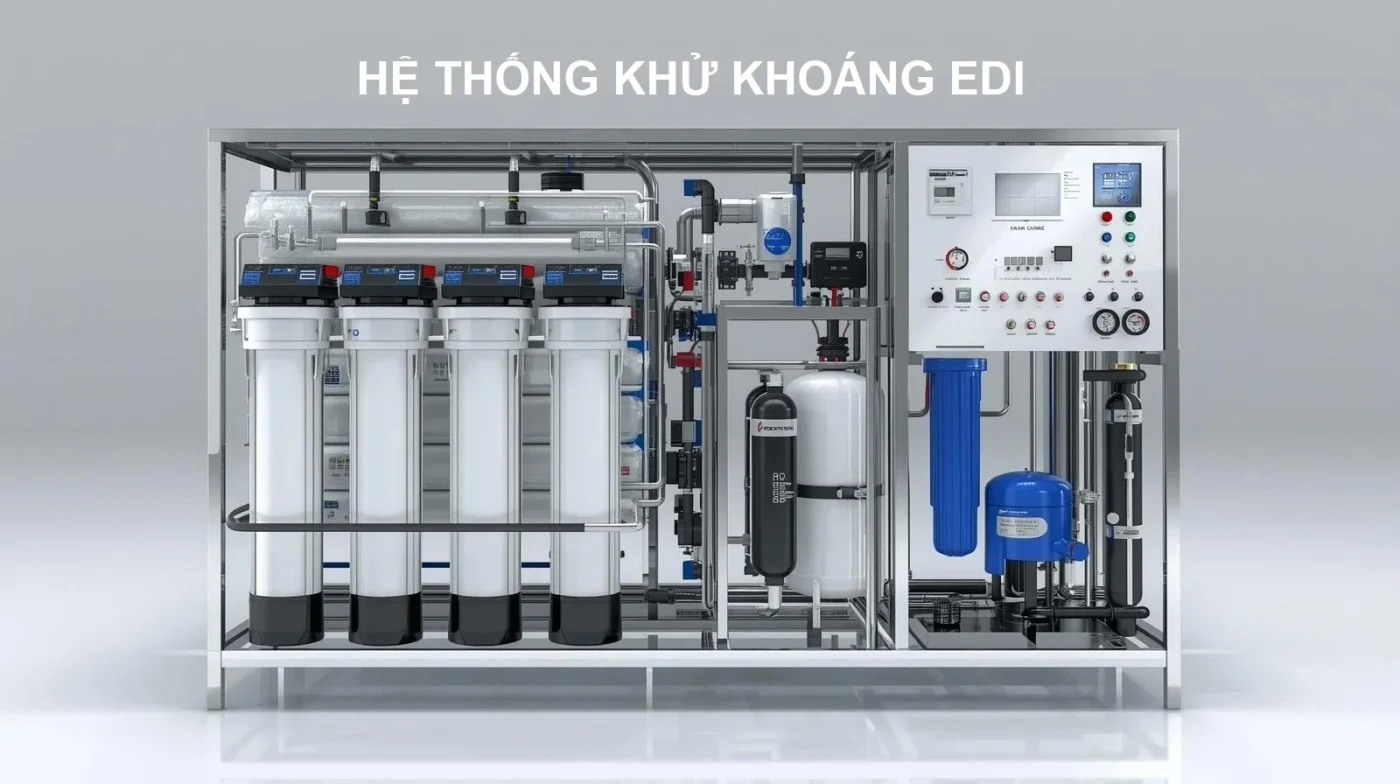 Công nghệ khử khoáng EDI là gì? Nguyên lý và ứng dụng