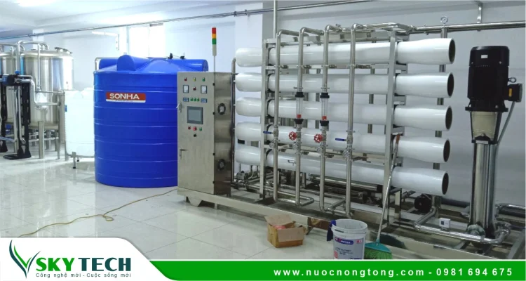 Chi tiết cấu tạo của hệ thống Lọc nước công nghiệp RO