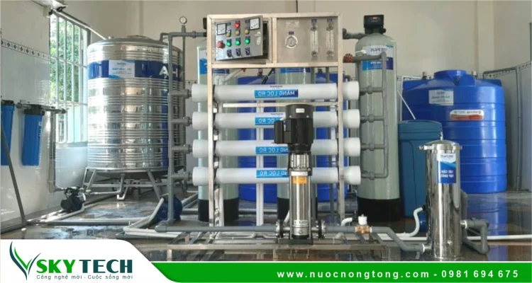 Các hệ thống Lọc nước công nghiệp RO trong ngành sản xuất sơn