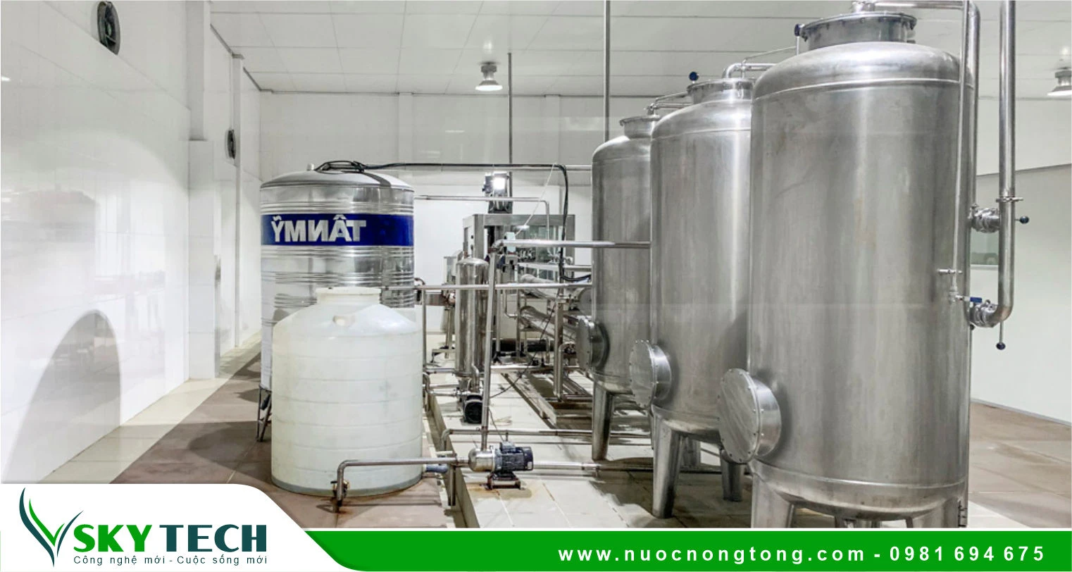 Giải pháp lọc nước cấp sinh hoạt cho Nhà máy Công nghiệp