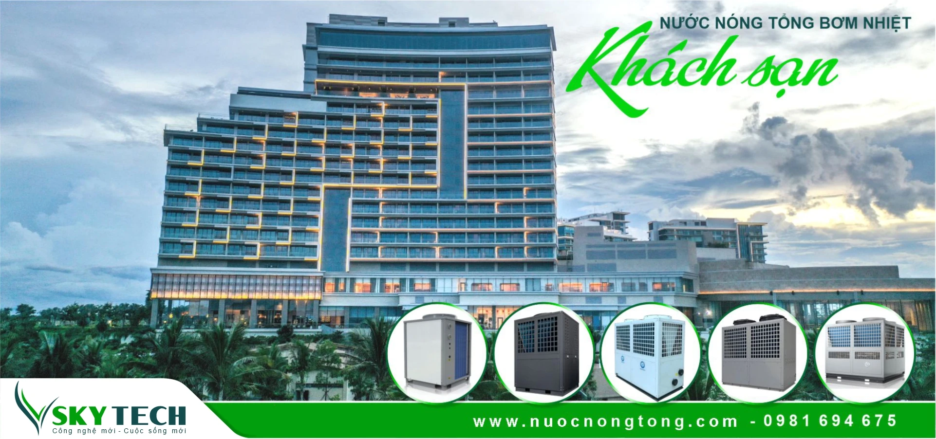 3 Giải pháp nước nóng tổng cho Khách sạn tiết kiệm chi phí nhất